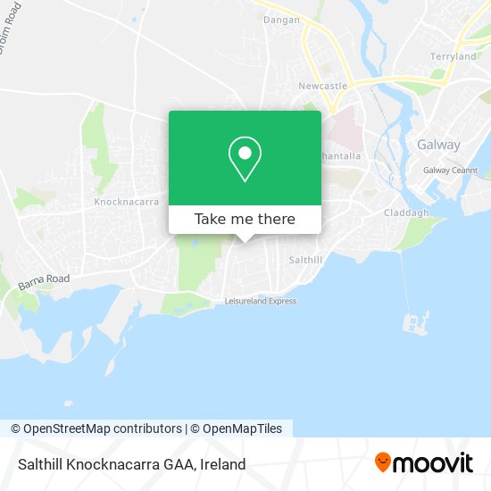 Salthill Knocknacarra GAA map