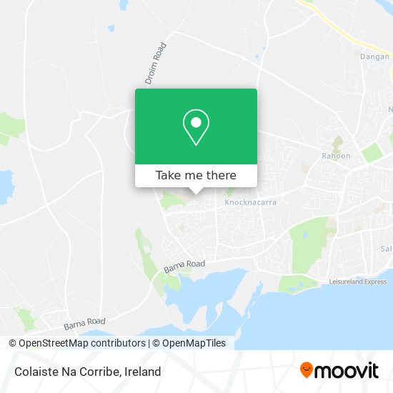 Colaiste Na Corribe map