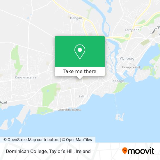 Dominican College, Taylor's Hill map