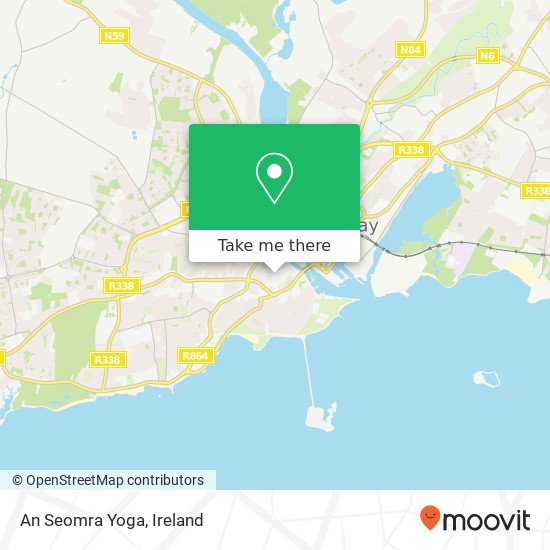 An Seomra Yoga map