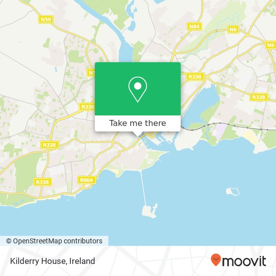 Kilderry House map