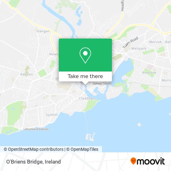 O'Briens Bridge map