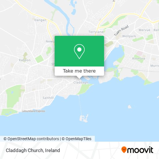 Claddagh Church map