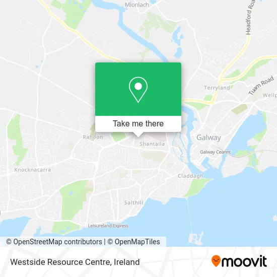 Westside Resource Centre map