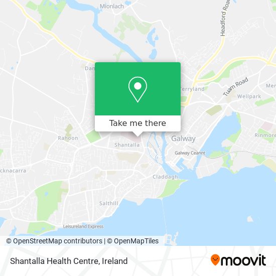 Shantalla Health Centre map