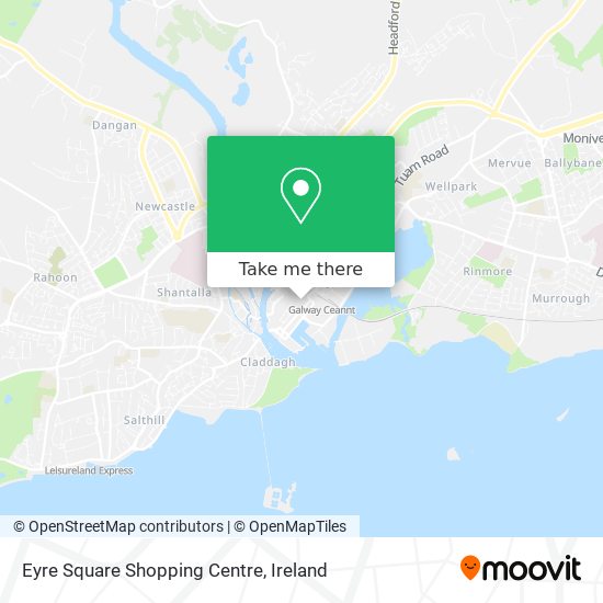 Eyre Square Shopping Centre map