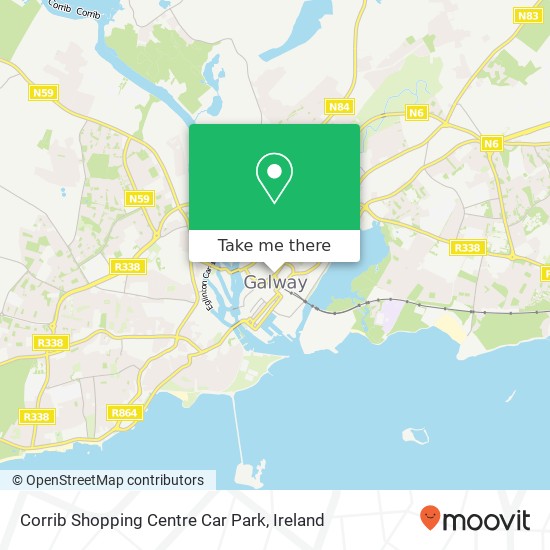 Corrib Shopping Centre Car Park map