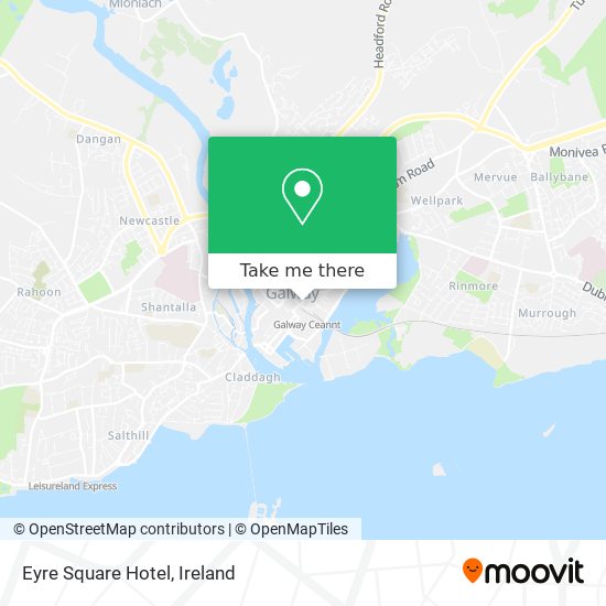 Eyre Square Hotel map