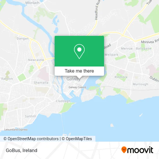 GoBus map