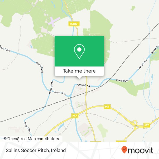 Sallins Soccer Pitch map