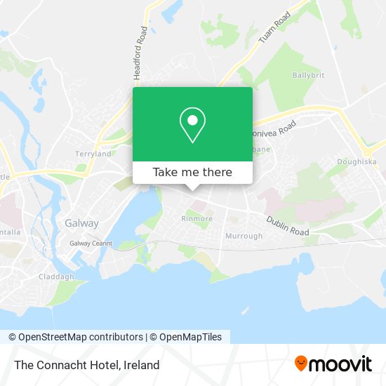 The Connacht Hotel map