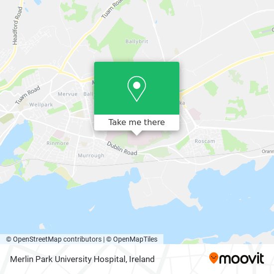Merlin Park University Hospital map