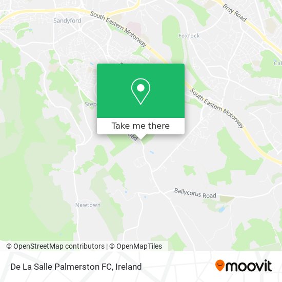 De La Salle Palmerston FC map