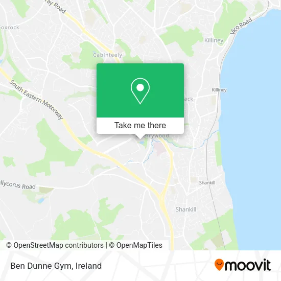 Ben Dunne Gym map