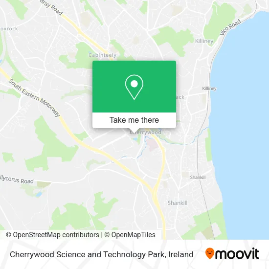 Cherrywood Science and Technology Park map