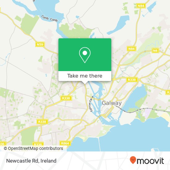 Newcastle Rd map