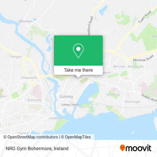 NRG Gym Bohermore map