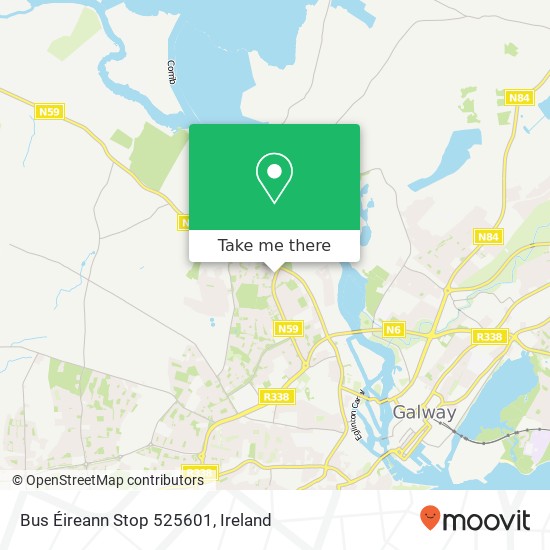 Bus Éireann Stop 525601 map