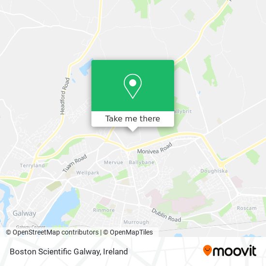 Boston Scientific Galway map