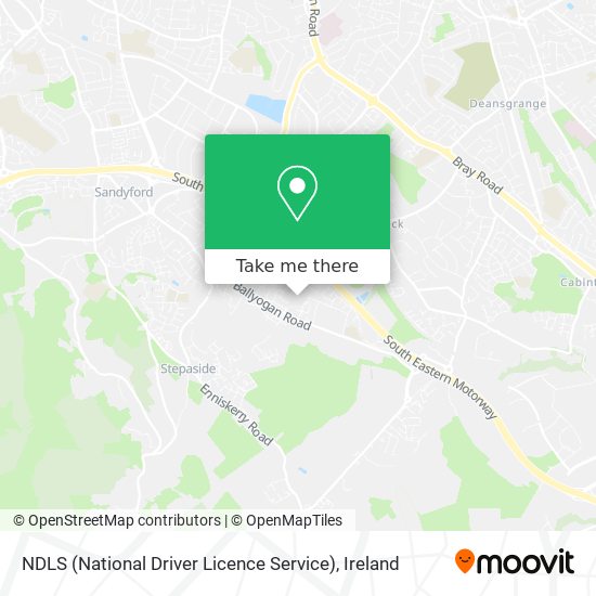 NDLS (National Driver Licence Service) map