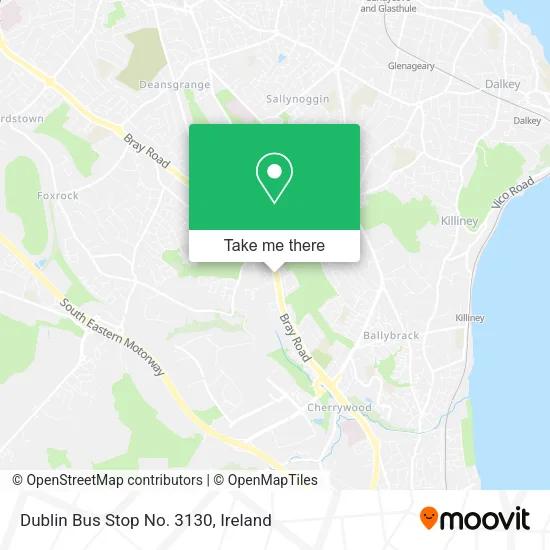 Dublin Bus Stop No. 3130 map