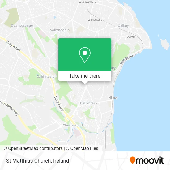 St Matthias Church map