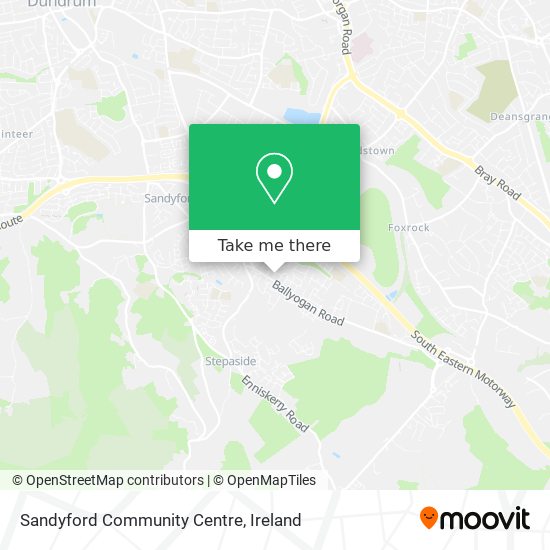 Sandyford Community Centre map