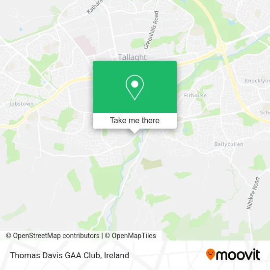 Thomas Davis GAA Club map