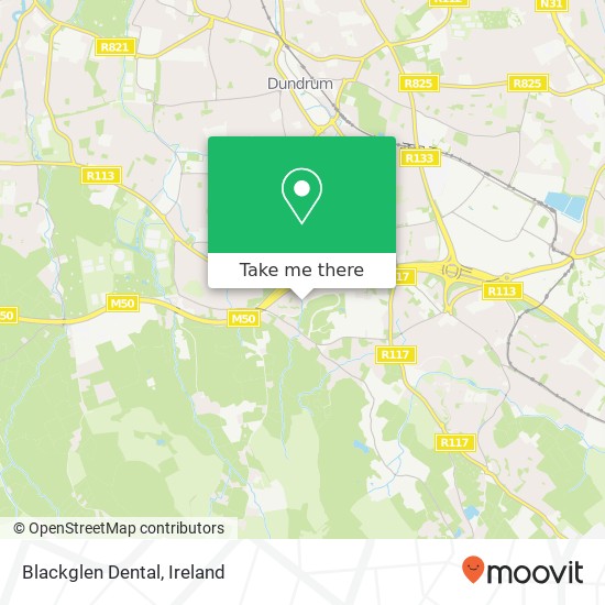 Blackglen Dental map