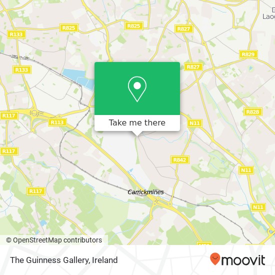 The Guinness Gallery map