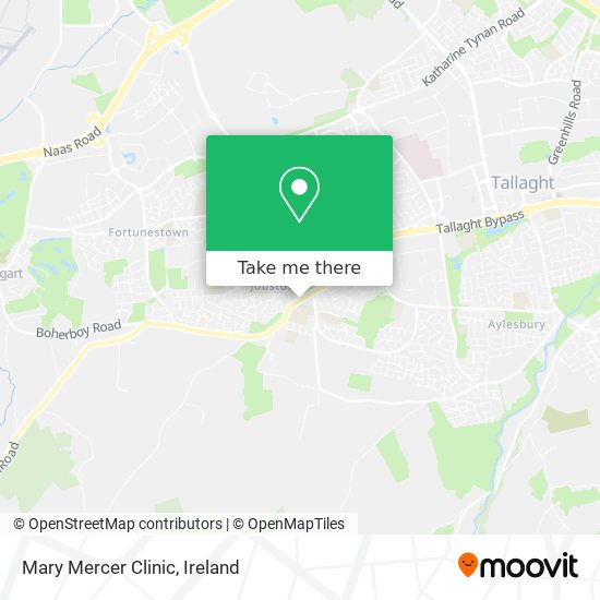 Mary Mercer Clinic map