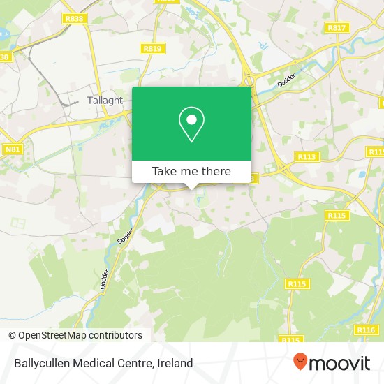 Ballycullen Medical Centre map