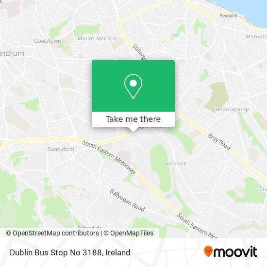 Dublin Bus Stop No 3188 map