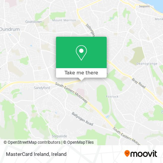 MasterCard Ireland map