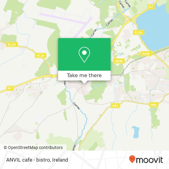 ANVIL cafe - bistro map