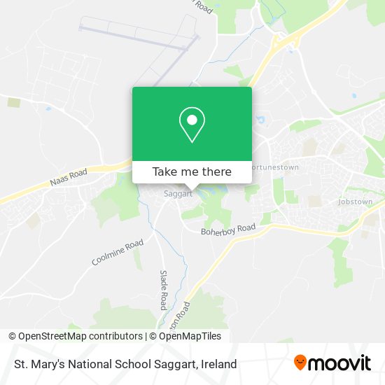 St. Mary's National School Saggart map