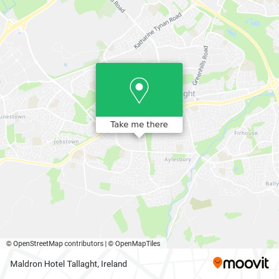 Maldron Hotel Tallaght map