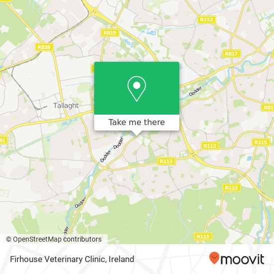 Firhouse Veterinary Clinic map