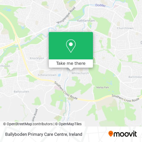 Ballyboden Primary Care Centre map