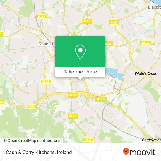 Cash & Carry Kitchens map