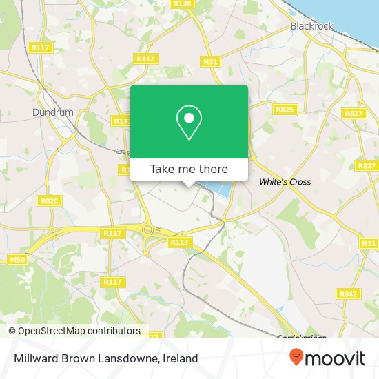 Millward Brown Lansdowne map