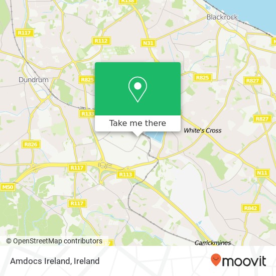 Amdocs Ireland map