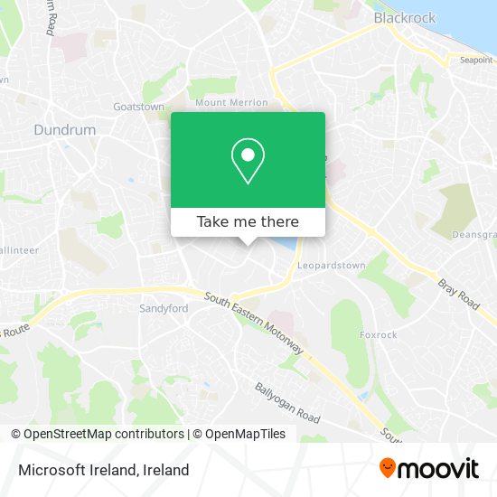 Microsoft Ireland map