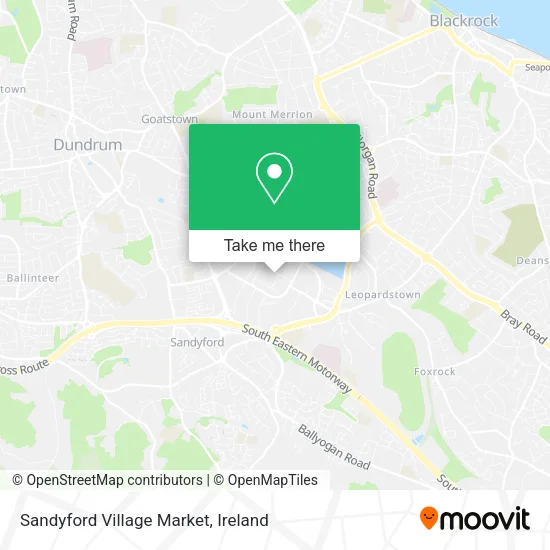 Sandyford Village Market map
