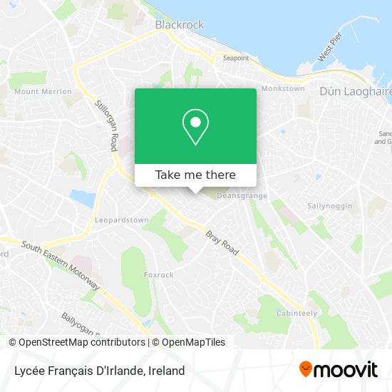 Lycée Français D'Irlande map