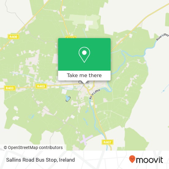 Sallins Road Bus Stop map