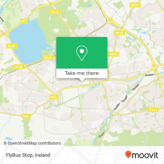 FlyBus Stop map