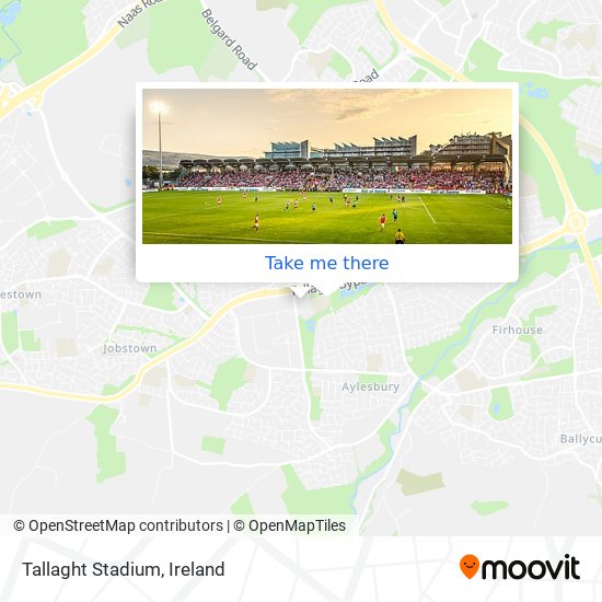 Tallaght Stadium map