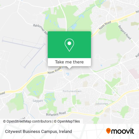 Citywest Business Campus map
