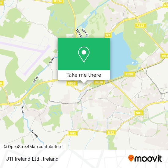 JTI Ireland Ltd. map